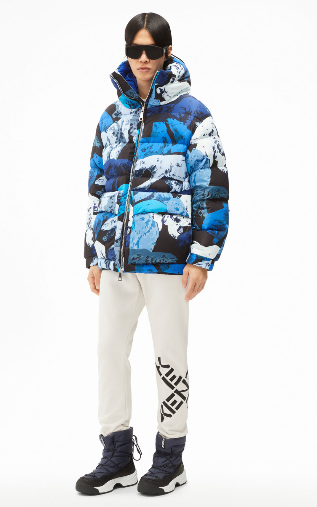 Parka Kenzo Polar Bear Hombre Negras - SKU.4354608